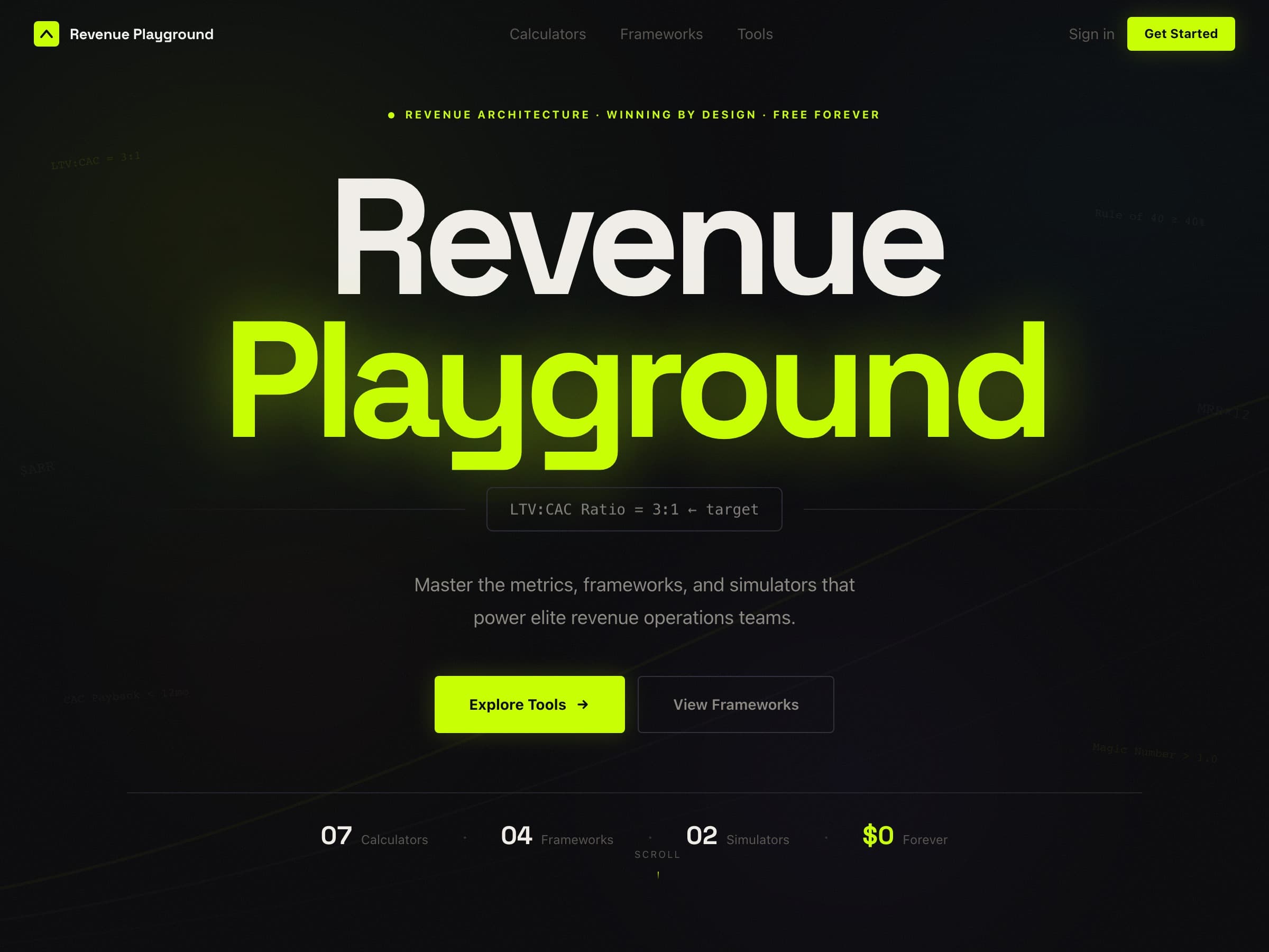 Revenue Playground